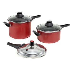 KIT PANELAS PRESSÃO FECHAMENTO EXTERNO ROUGE (3KITS)-MARCOLAR