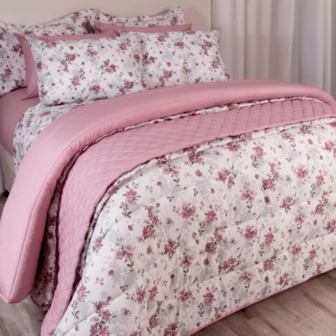 EDREDOM CASAL 2,45X2,25CM REALCE PREMIUM (1PÇ)-SULTAN