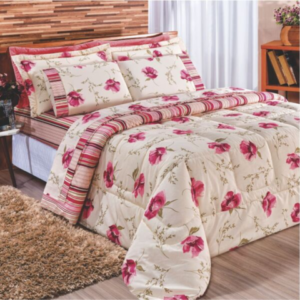 EDREDOM CASAL 2,45X2,25CM REALCE PREMIUM (1PÇ)-SULTAN