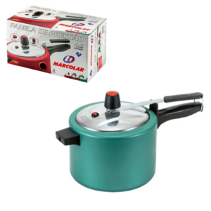 PANELA DE PRESSÃO 4,5 LTS TURQUESE (3PÇS)-MARCOLAR