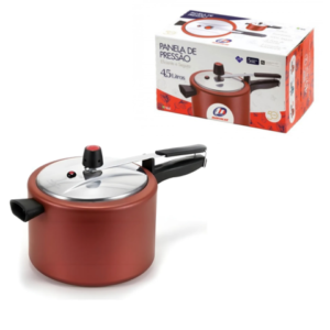 PANELA DE PRESSÃO 4,5 LTS CEREJA (3PÇS)-MARCOLAR