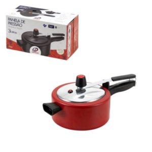 PANELA DE PRESSÃO 3,0 LTS ROUGE (3PÇS)-MARCOLAR