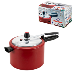 PANELA DE PRESSÃO 7,0 LTS ROUGE (3PÇS)-MARCOLAR