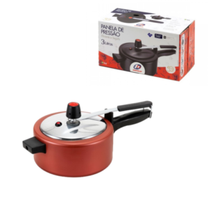 PANELA DE PRESSÃO 3,0 LTS CEREJA (3PÇS)-MARCOLAR