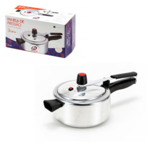 PANELA DE PRESSÃO 3,0 LTS POLIDA (3PÇS)-MARCOLAR