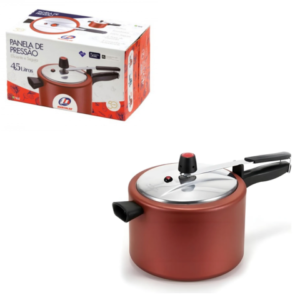 PANELA DE PRESSÃO 4,5 LTS CEREJA (3PÇS)-MARCOLAR