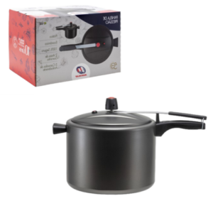 PANELA DE PRESSÃO 10,0 LTS PRETA (3PÇS)-MARCOLAR