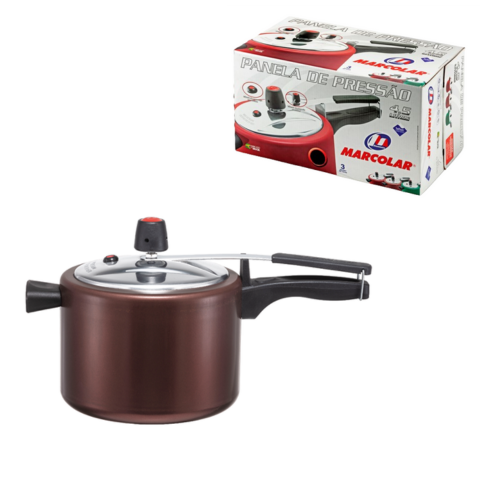 PANELA DE PRESSÃO 4,5 LTS DOLCE (3PÇS)-MARCOLAR